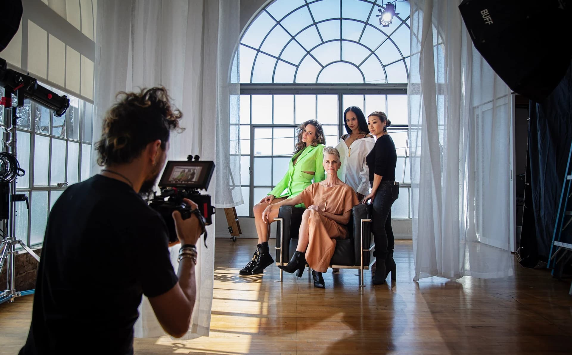 Behind the scenes